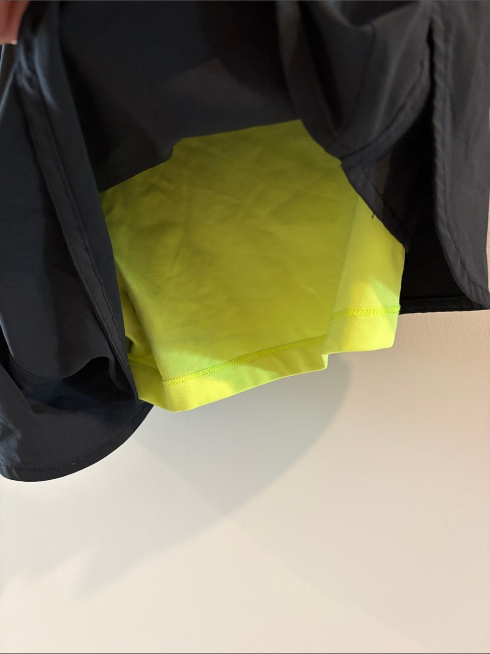 Nike Black with Volt Trim Running Skort - Picture 4 of 4